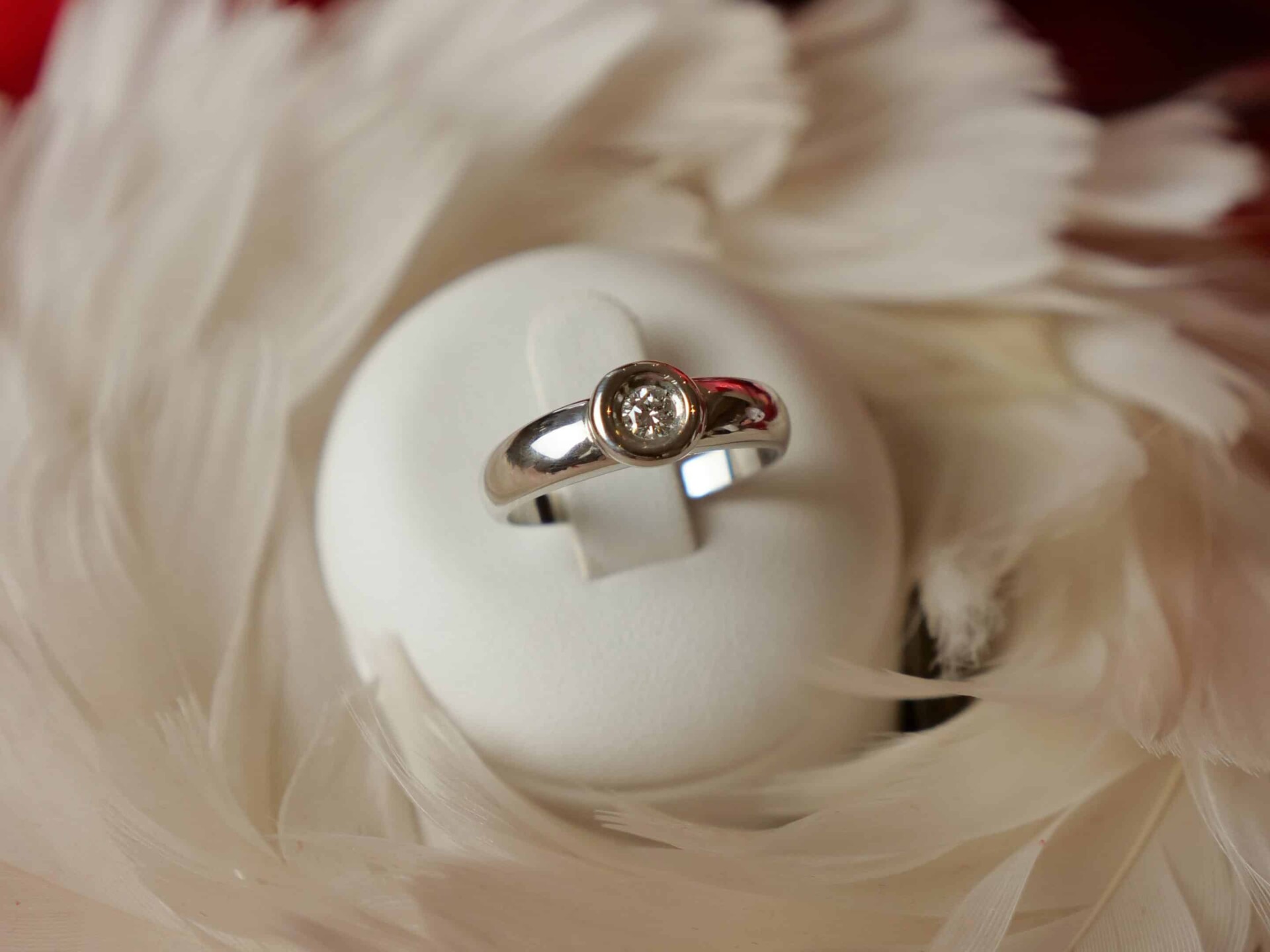 BAGUE JONC SOLITAIRE – Image 3