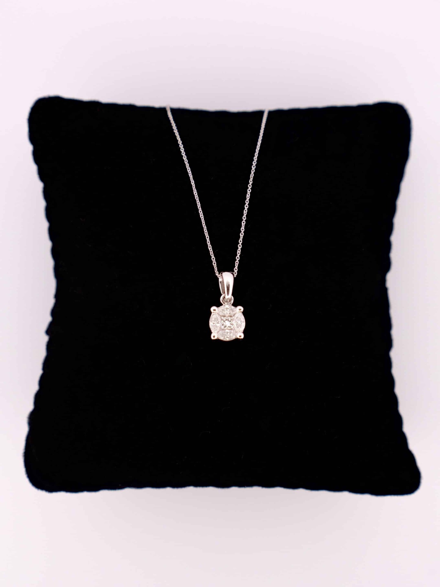 PENDENTIF DIAMANT TAILLE PRINCESSE – Image 3