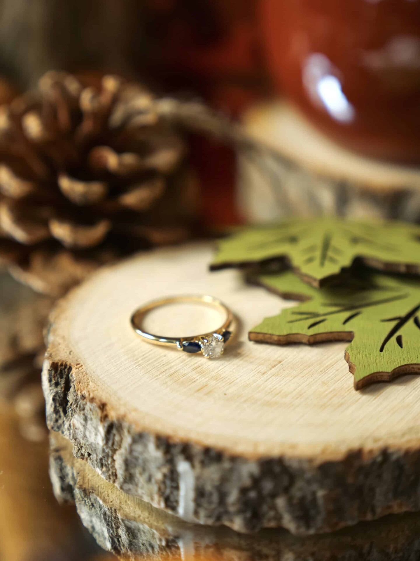 BAGUE SAPHIRS ET DIAMANT – Image 3