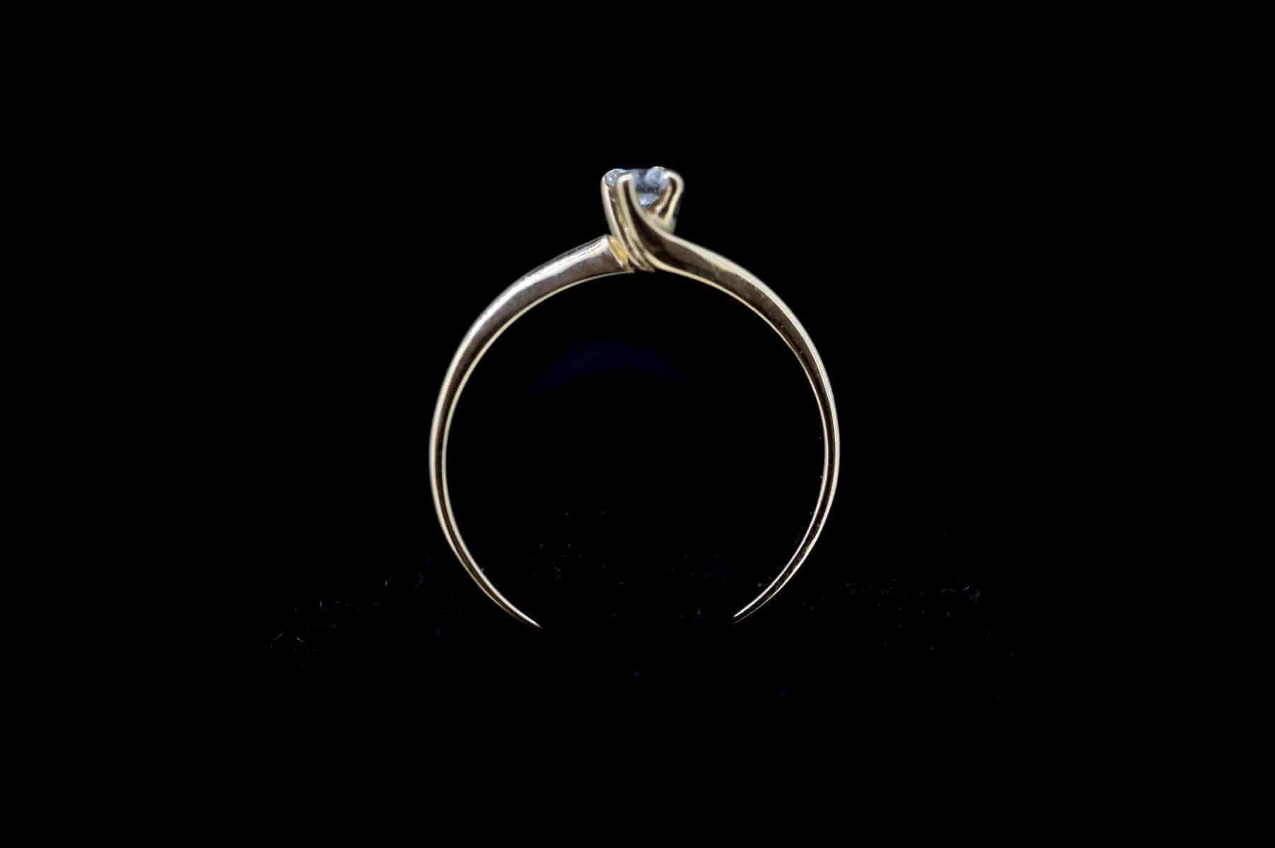BAGUE SOLITAIRE DIAMANT – Image 2