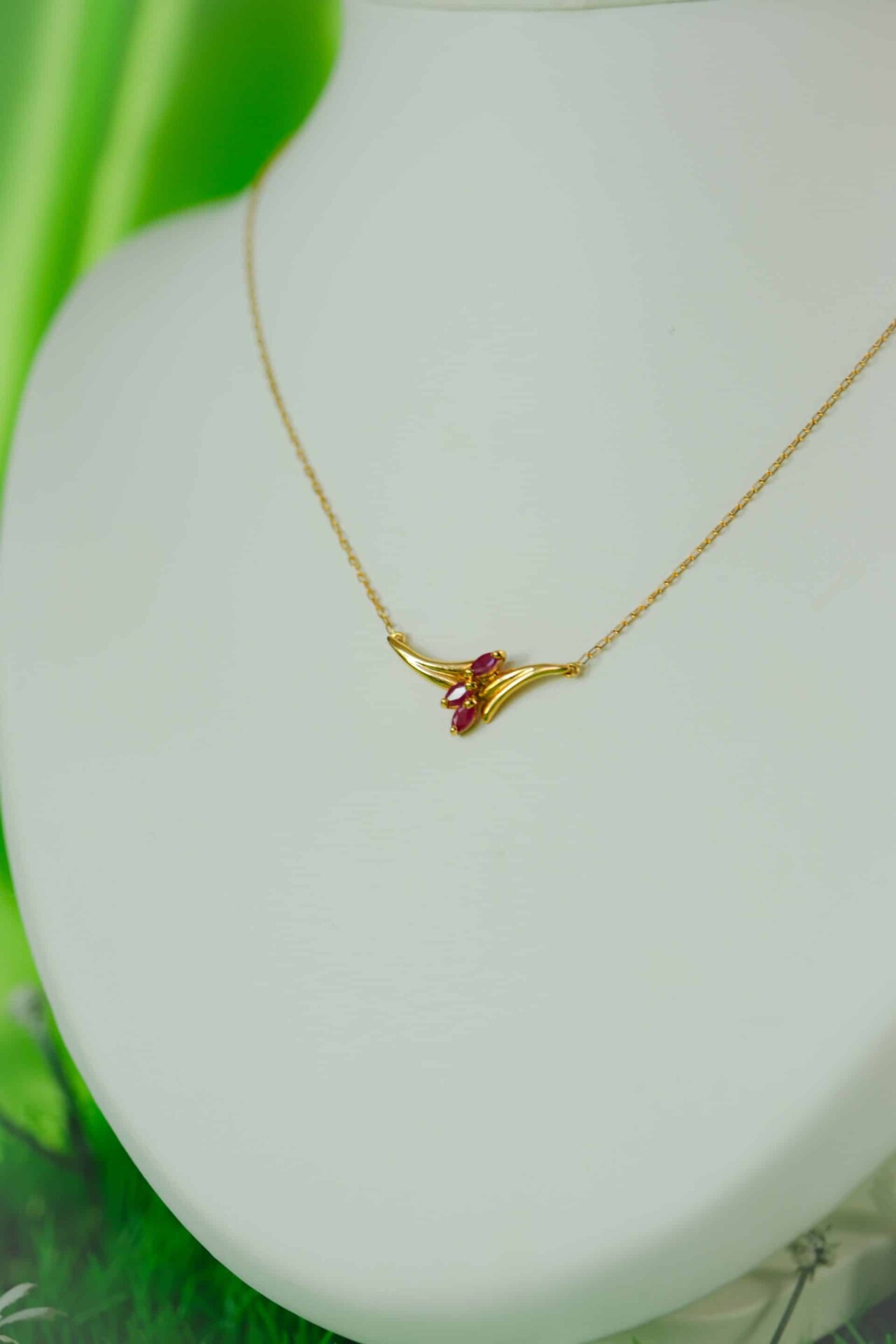 COLLIER OR ET RUBIS – Image 2