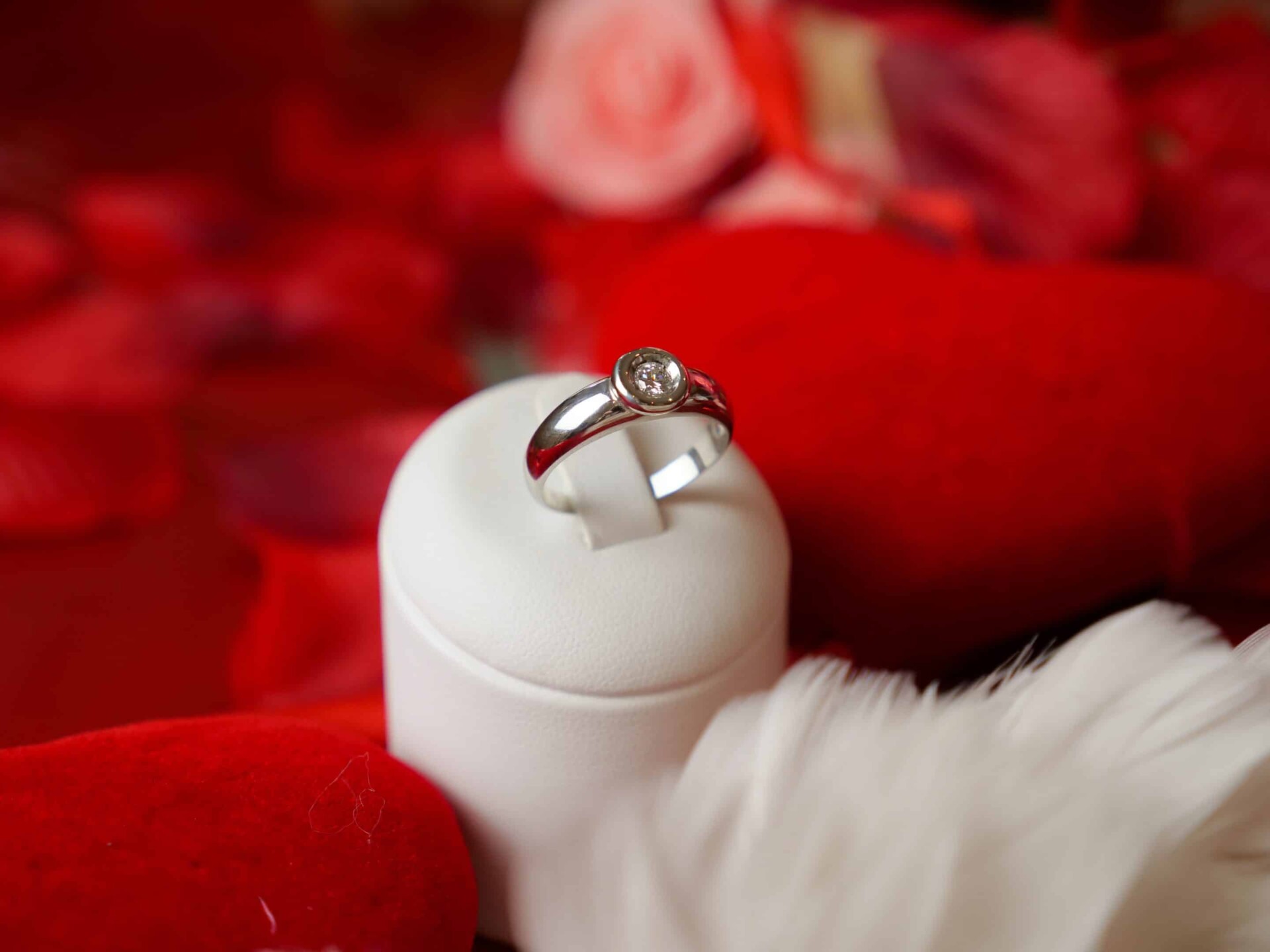 BAGUE JONC SOLITAIRE – Image 2