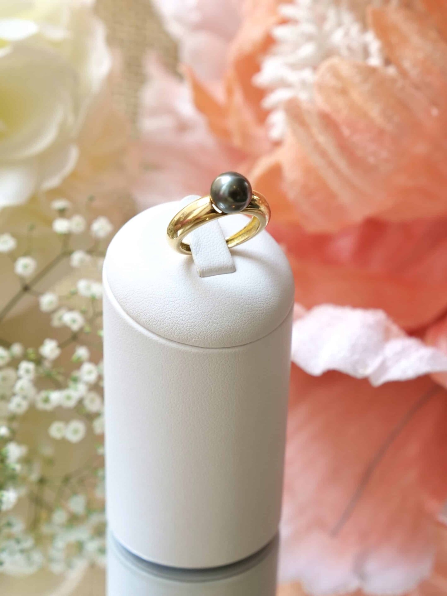 BAGUE JONC PERLE DE TAHITI – Image 4