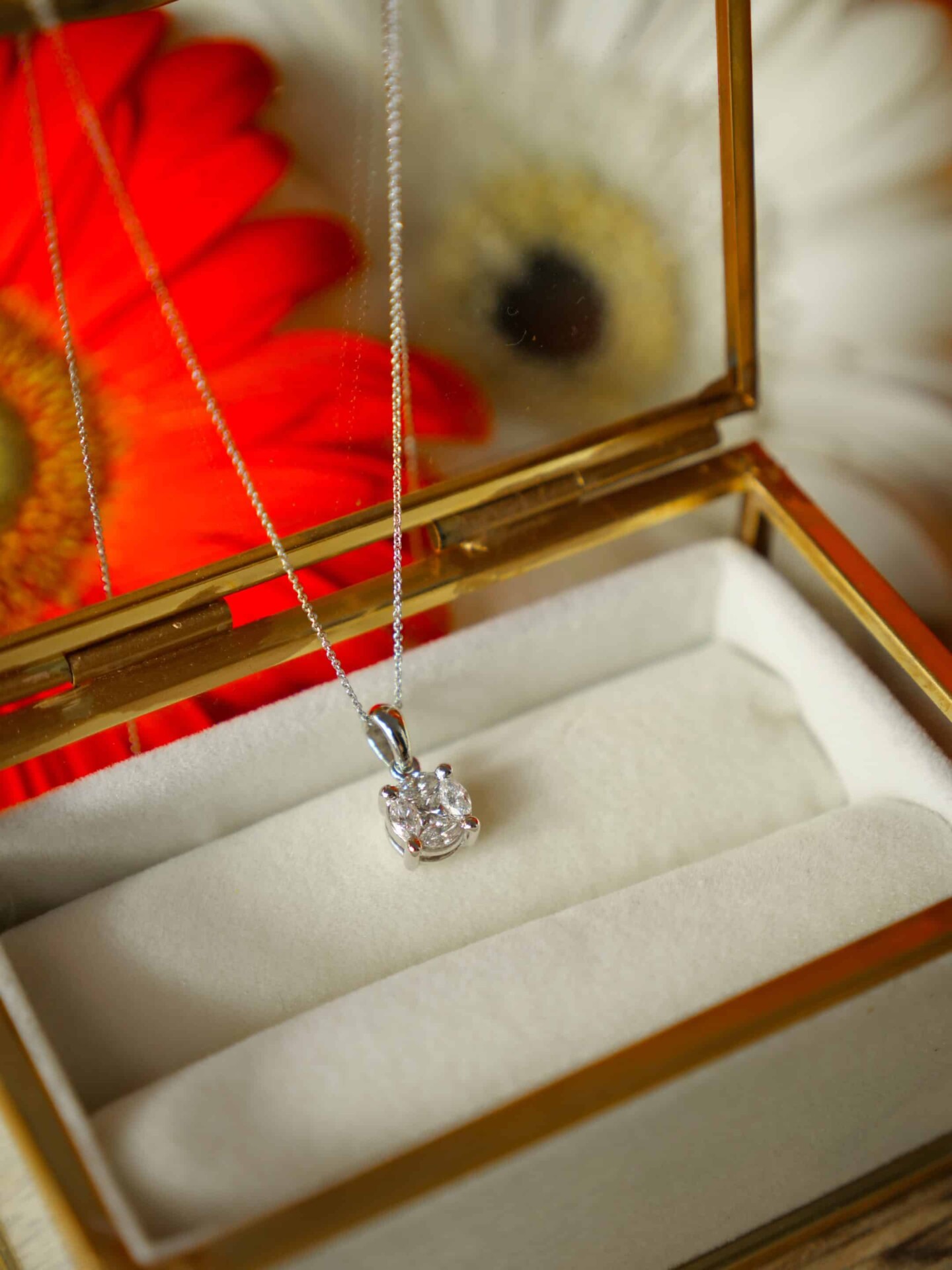 PENDENTIF DIAMANT TAILLE PRINCESSE